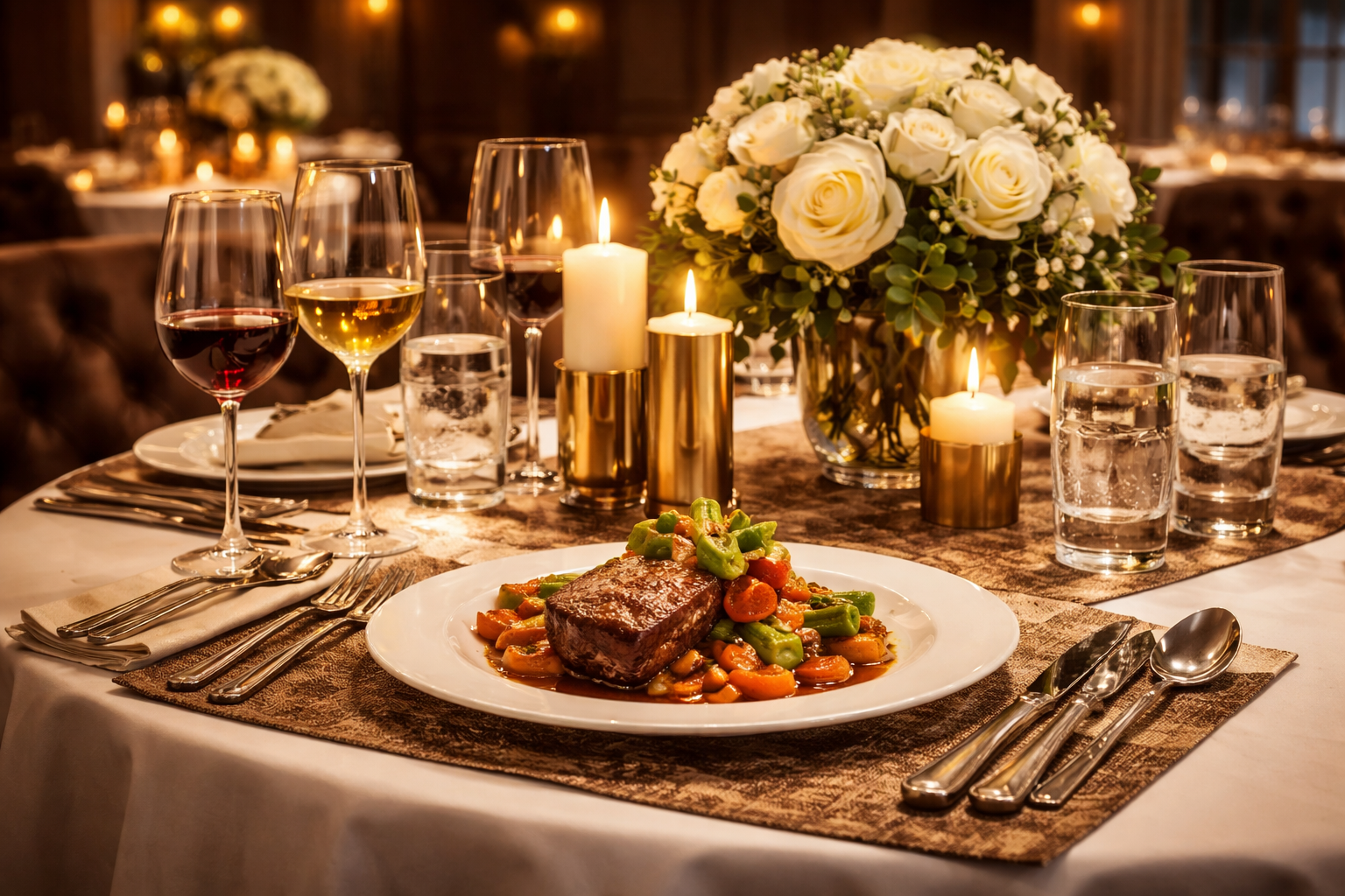 Fine Dining Setup